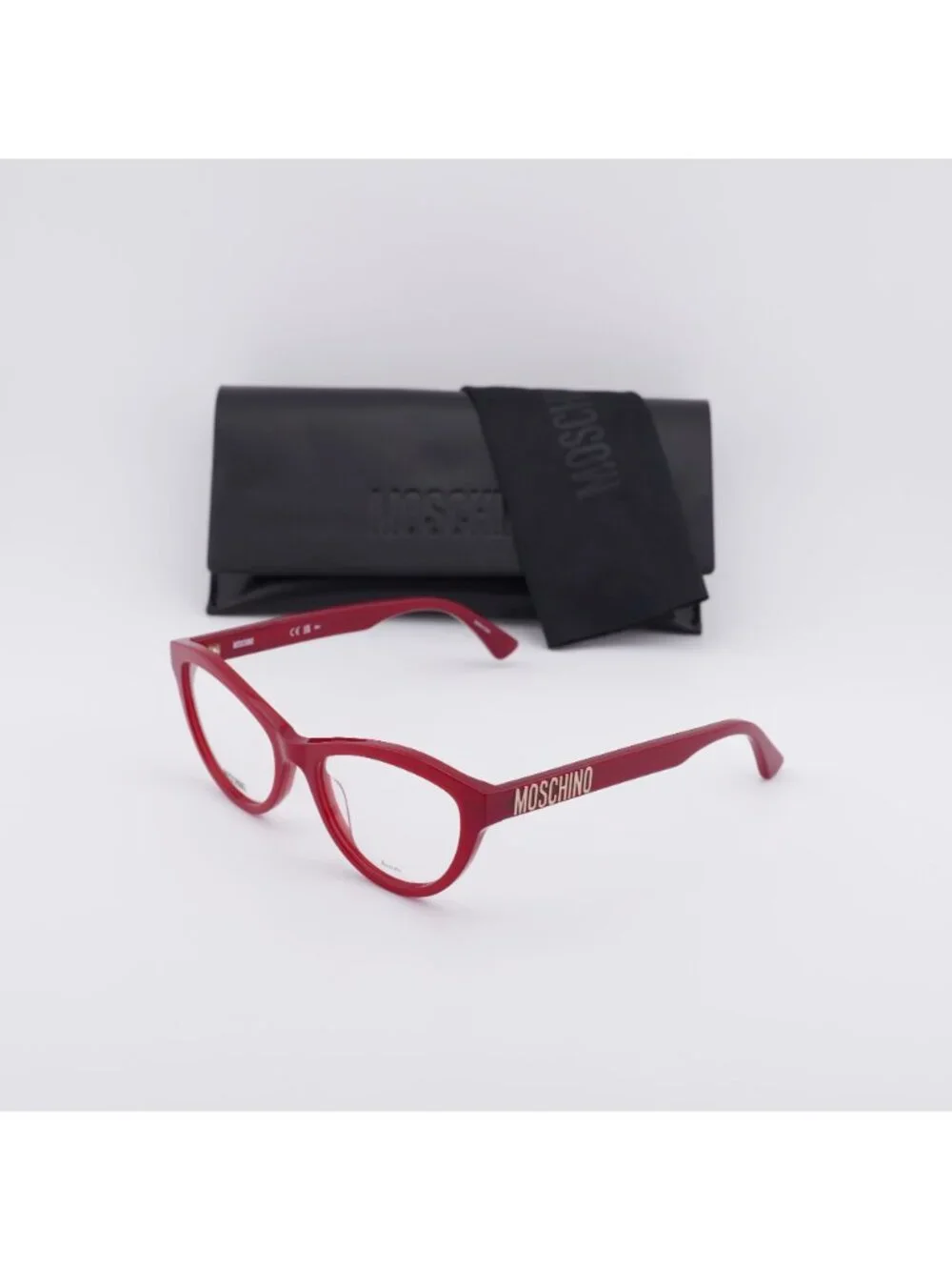 Moschino MOS623 0C9A 00 Cat Eye Eyeglasses 52mm - Red